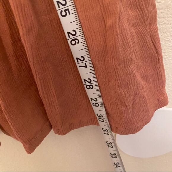 Soul Cake mauve Pink Sand tie strap long tunic dress top button lagenlook boho L - Picture 10 of 10